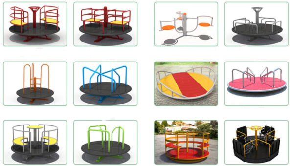 Latest Design Kids Used Playground Equipment Supernova Carousel Merry ...